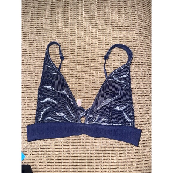 Vs Pink Blue Bralette - Picture 1 of 3